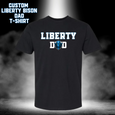 CUSTOM Liberty Bison Dad T-shirt