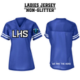 CUSTOM LHS Ladies Football Jersey - BLUE NON-GLITTER