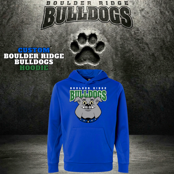 Boulder Ridge Bulldogs Hoodie - ROYAL BLUE