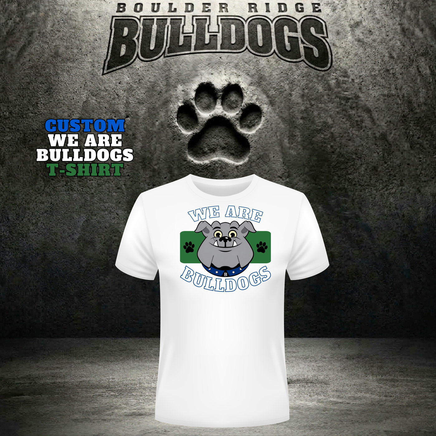 We Are Bulldogs T-shirt - WHITE