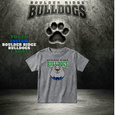 YOUTH Boulder Ridge Bulldogs T-shirt - GRAPHITE HEATHER