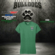 Boulder Ridge Bulldogs Staff Womens Fitted T-shirt - HEATHER KELLY GREEN