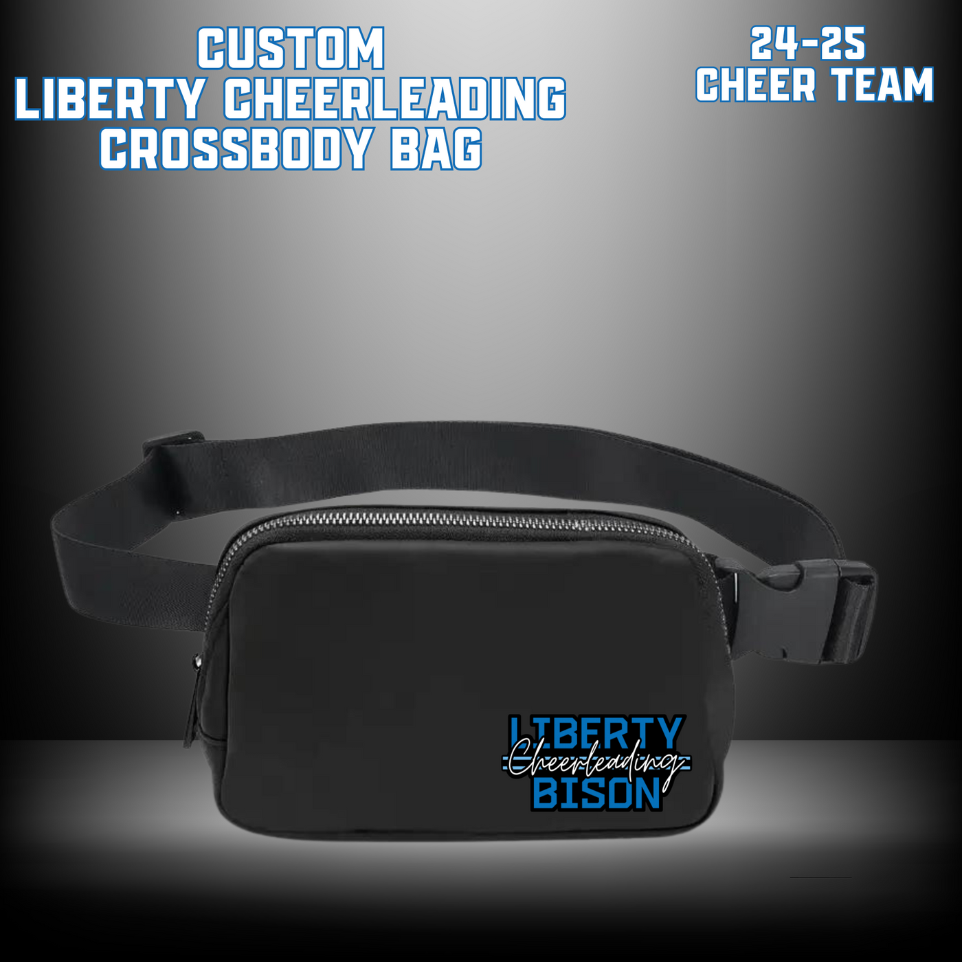 24-25 CHEER TEAM Liberty Cheer Belt Bag (Crossbody Bag)