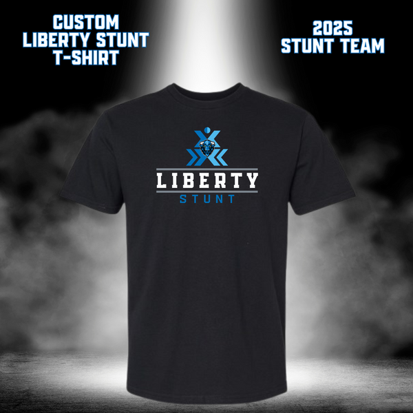 CUSTOM LIBERTY STUNT T-Shirt - Black