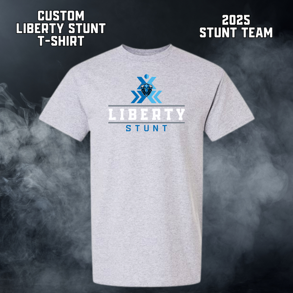 CUSTOM LIBERTY STUNT T-Shirt - Gray