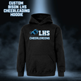 CUSTOM Bison LHS Cheerleading Hoodie - Black