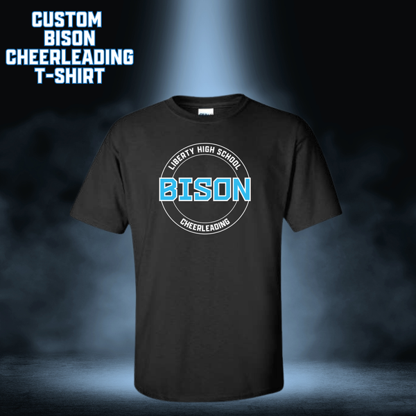 CUSTOM Bison Cheerleading T-Shirt