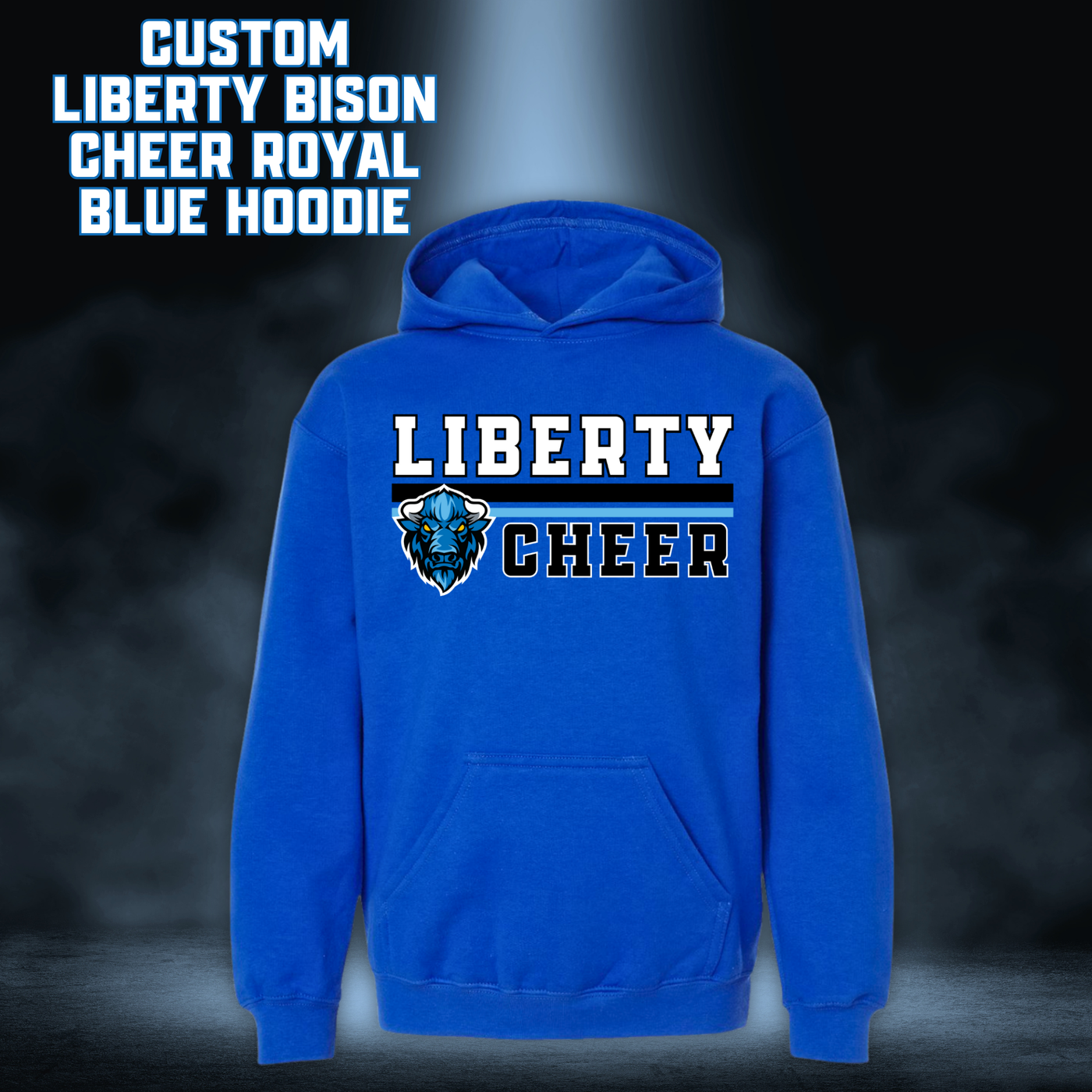 CUSTOM Liberty Bison Cheer Hoodie
