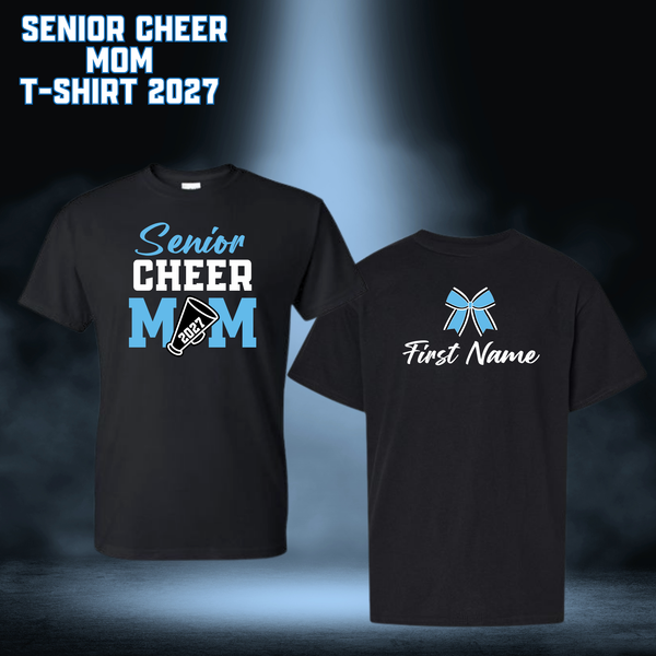 CUSTOM Senior Cheer Mom T-shirt 2027