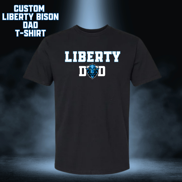CUSTOM LIBERTY BISON DAD - T-shirt