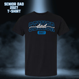 Senior Dad 2027 T-Shirt - BLACK