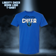 CUSTOM Liberty Cheer Bison Logo T-Shirt