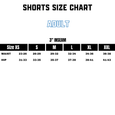 26-27 Cheer Team Blue Athletic Cheer Shorts