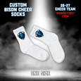 26-27 Cheer Team Bison Cheer Socks