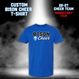 26-27 Cheer Team Cheer Bison T-Shirt - BLUE