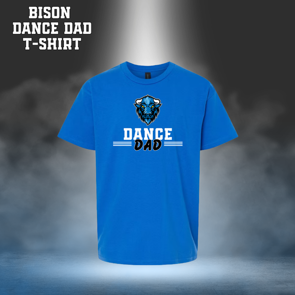 Bison Dance Dad T-Shirt - BLUE