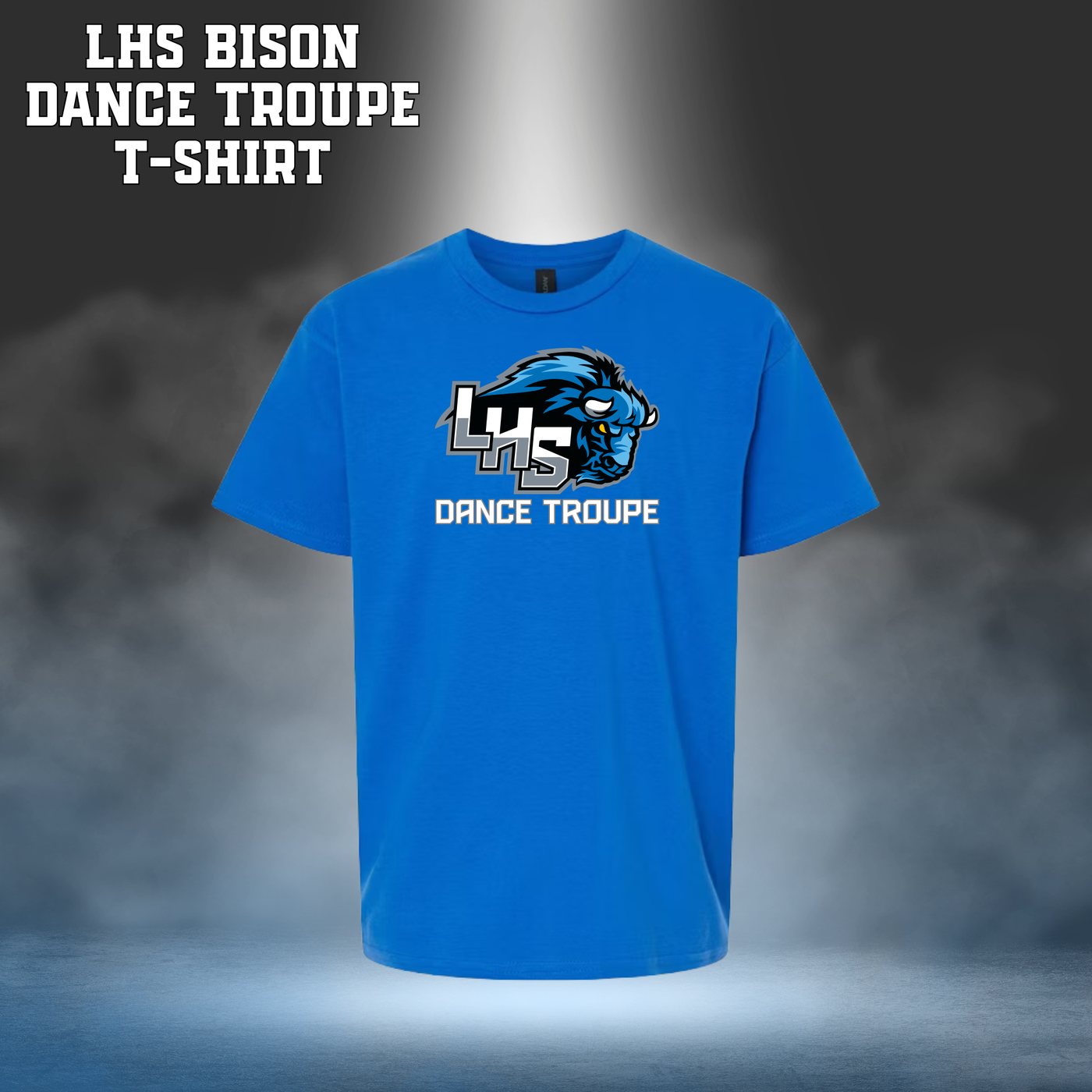 LHS Bison Dance Troupe T-Shirt - BLUE