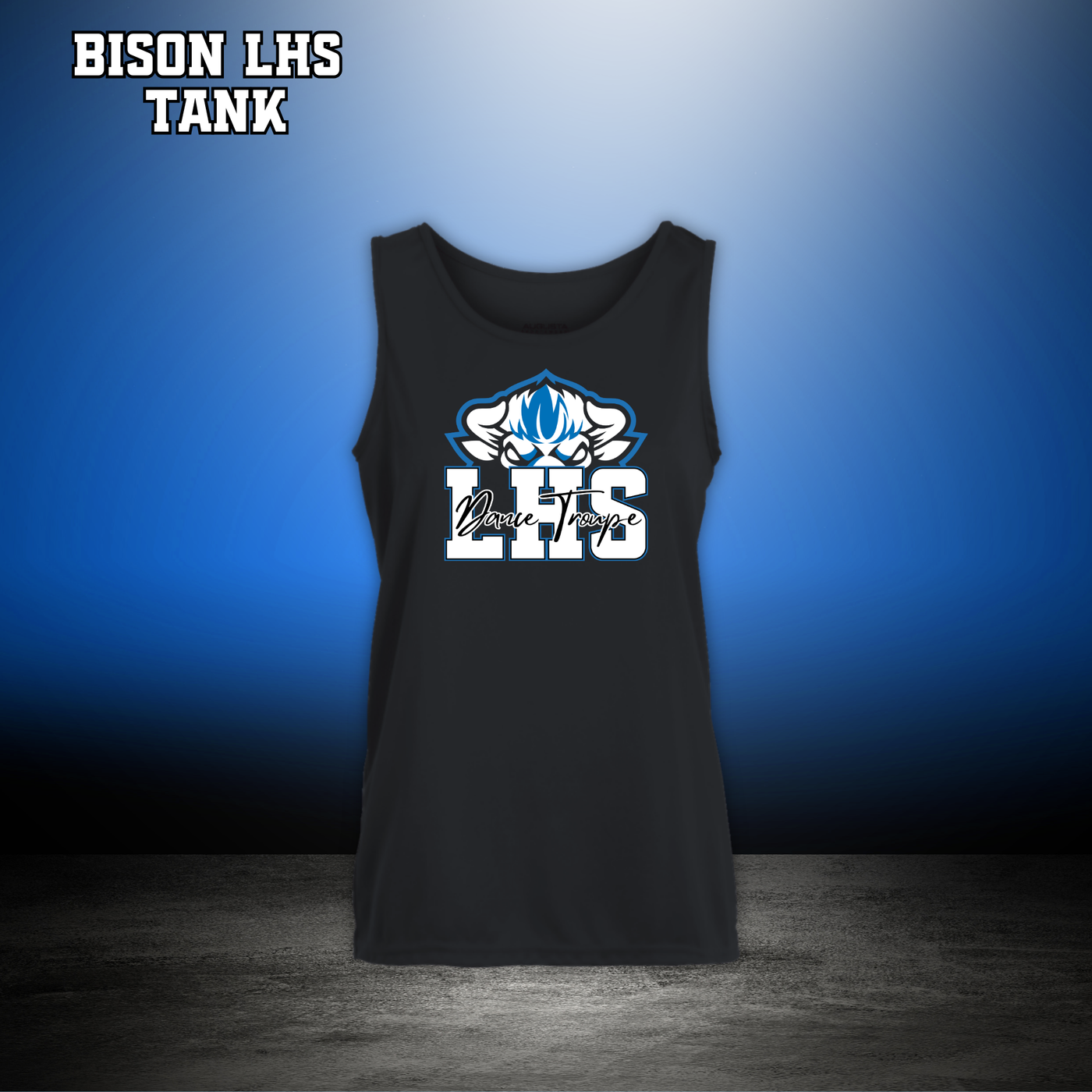 WOMENS LHS Bison Dance Troupe Tank - BLACK