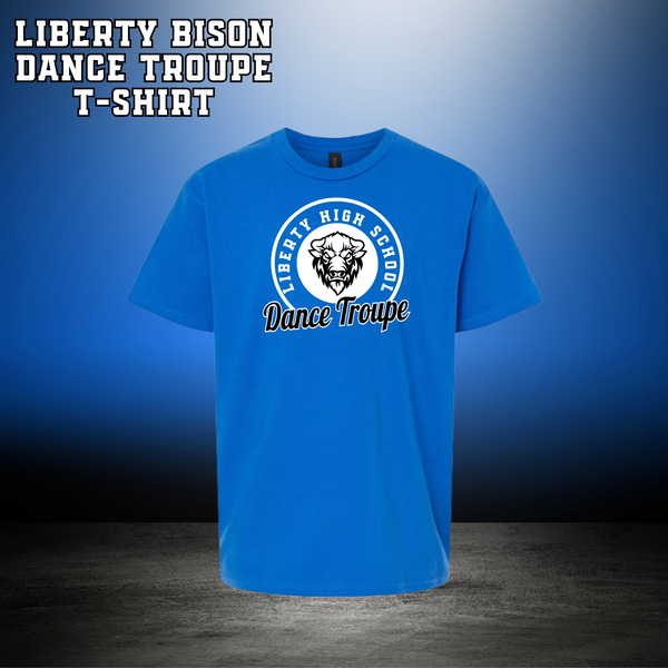 LIBERTY BISON DANCE TROUPE T-Shirt - Blue