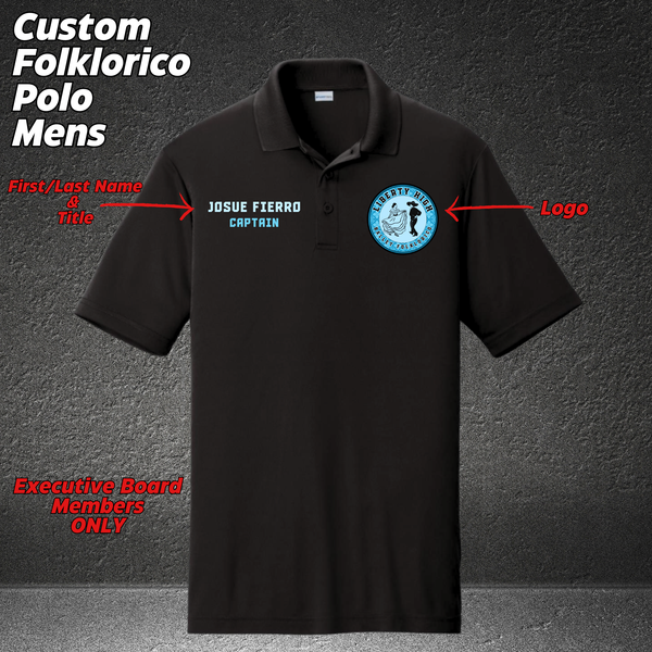 MENS Custom LHS Folklorico Polo EXECUTIVE Members