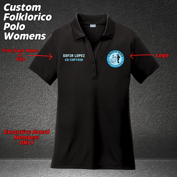 WOMENS Custom LHS Folklorico Polo EXECUTIVE Members
