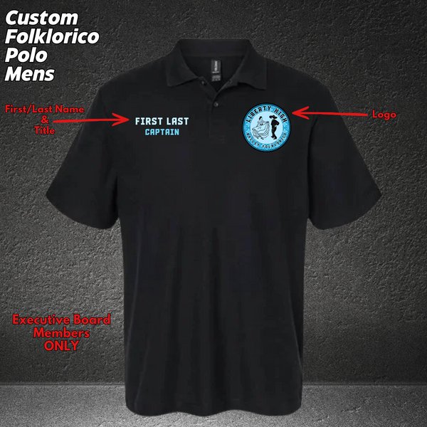 MENS Custom LHS Folklorico Polo EXECUTIVE Members