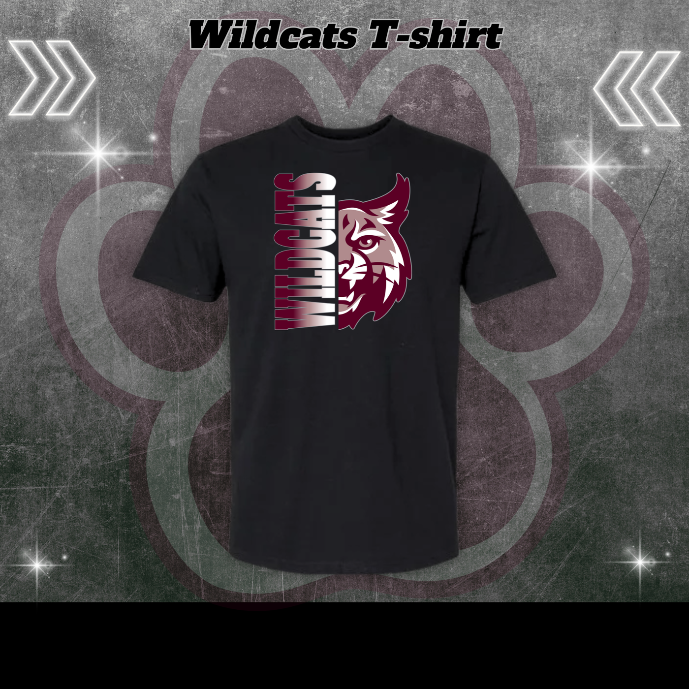 Wildcats T-Shirt - BLACK