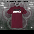 Wildcats Cheerleading T-Shirt - MAROON