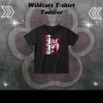 Toddler Wildcats T-Shirt - BLACK