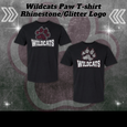 Wildcats Paw Rhinestone/Glitter T-Shirt