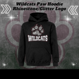Wildcats Paw Rhinestone/Glitter Hoodie