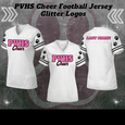 CUSTOM PVHS Cheer Jersey - GLITTER DESIGN