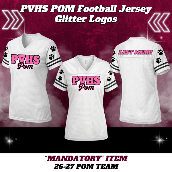 CUSTOM 26-27 Pom Team PVHS Pom Jersey - GLITTER DESIGN