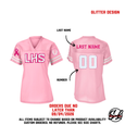 Custom Liberty Pink Football Jersey - LIBERTY ADMINISTRATORS ONLY
