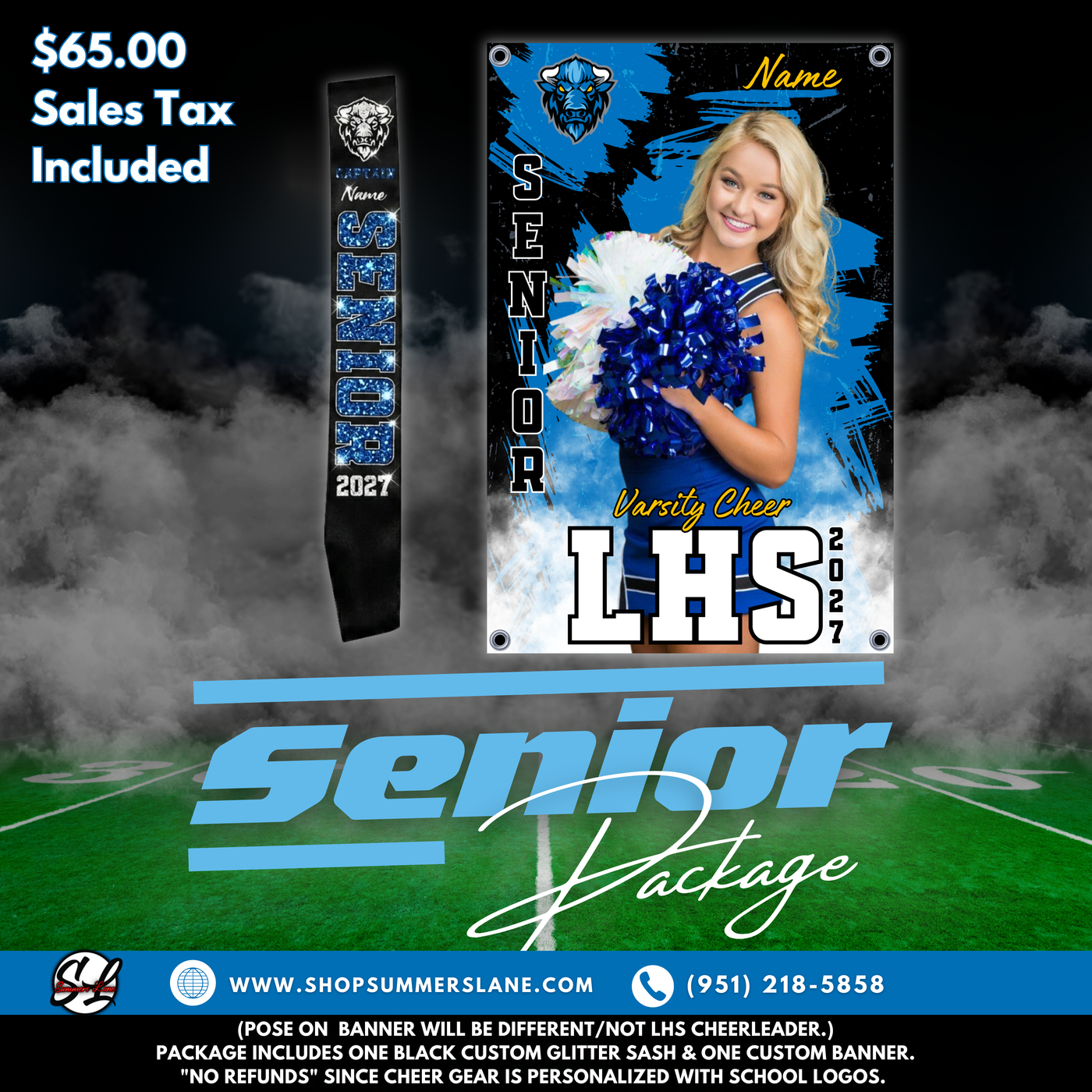 26-27 CUSTOM Senior Package Banner/Sash