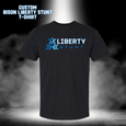 CUSTOM BISON LIBERTY STUNT T-Shirt - Black