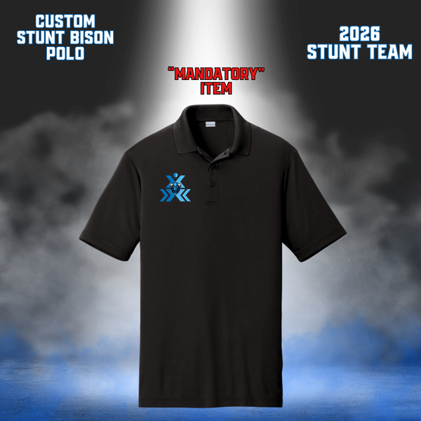MENS CUSTOM STUNT BISON - Polo STUNT ATHLETES/TEAM MANAGERS ONLY
