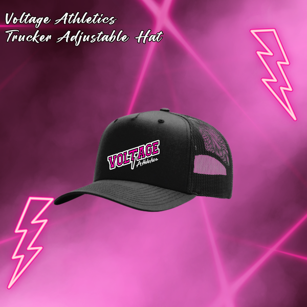 Voltage Athletics Trucker Adjustable Hat - EMBROIDERED