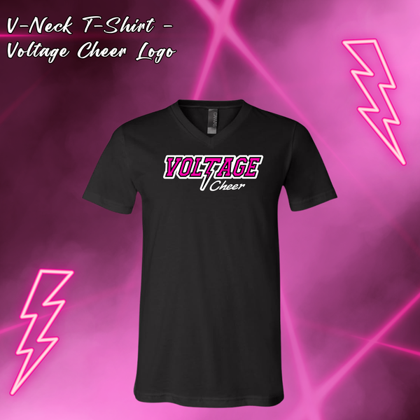 Voltage Cheer V-Neck T-Shirt - ADULT WOMENS