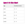 Tiny Sparks Sports Bra - Ages 5-14
