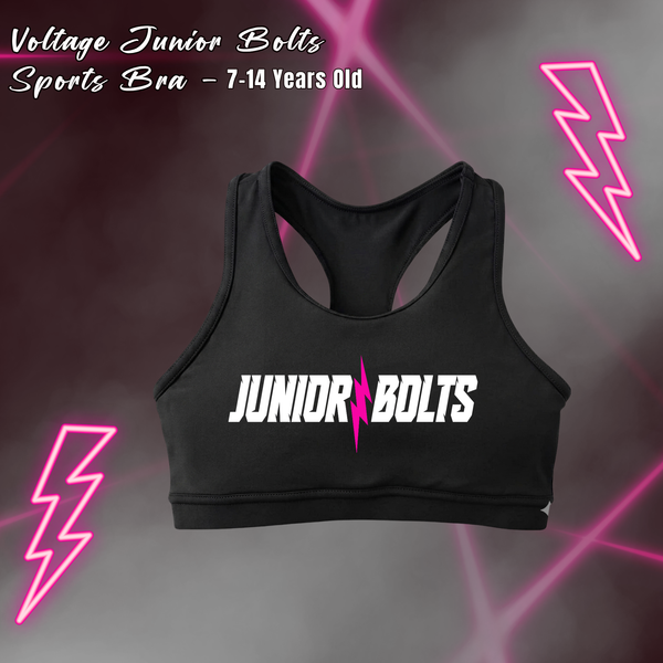 Junior Bolts Sports Bra - Ages 7-14