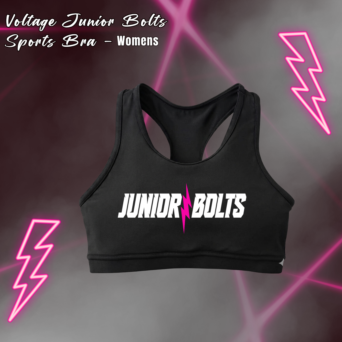 Junior Bolts Sports Bra - Womens