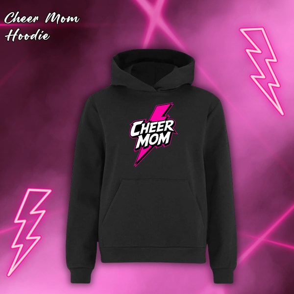 Voltage Cheer Mom Bolt Hoodies - ADULT