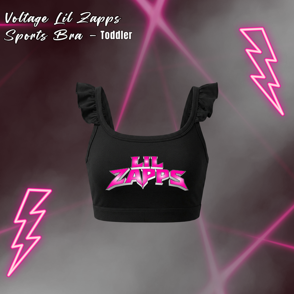 Lil Zapps Ruffle Sports Bra - Toddler