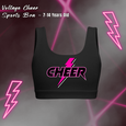Voltage Cheer Lightening Bolt Sports Bra - Ages 7-14