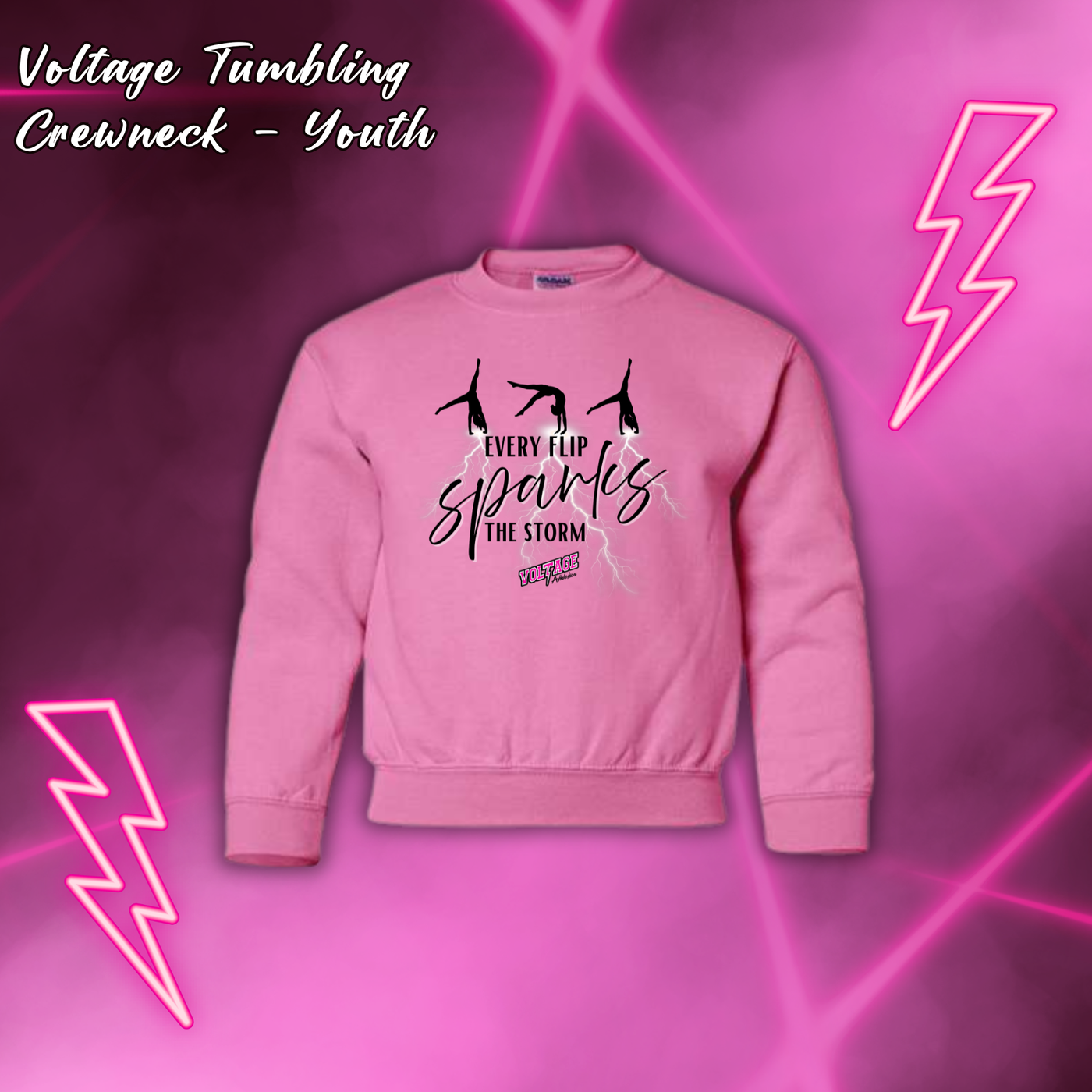 Voltage Tumbling Crewneck - YOUTH