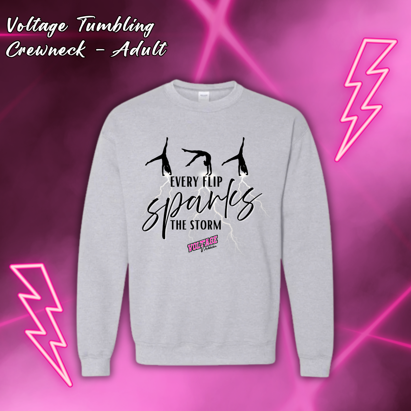 Voltage Tumbling Crewneck - ADULT