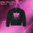 Voltage Cheer Lightning Strick Crewneck - YOUTH