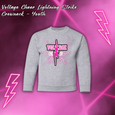Voltage Cheer Lightning Strick Crewneck - YOUTH