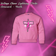 Voltage Cheer Lightning Strick Crewneck - YOUTH